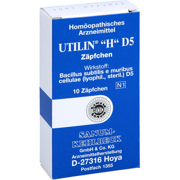 Utilin H D5 Zäpfchen, 10 pcs. Suppositories