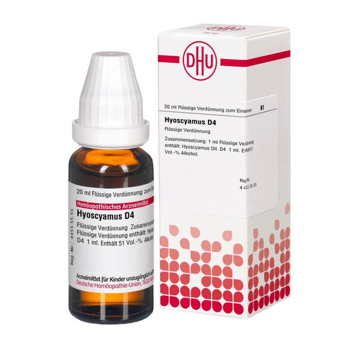 DHU Hyoscyamus D4 Dilution, 20 ml Lösung