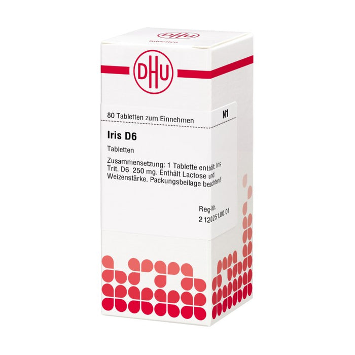 DHU Iris D6 Tabletten, 80 pc Tablettes