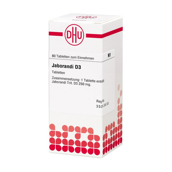 DHU Jaborandi D3 Tabletten, 80 pc Tablettes