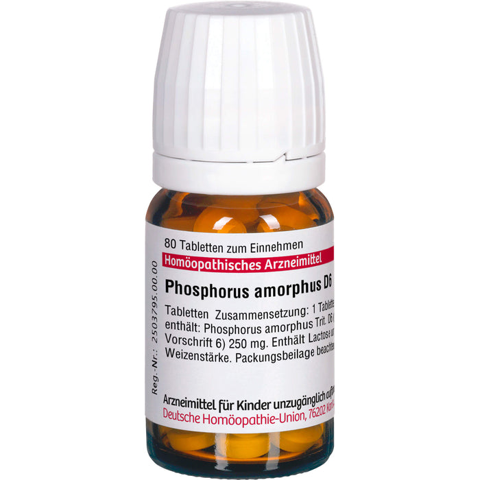 DHU Phosphorus amorphus D6 Tabletten, 80 pcs. Tablets