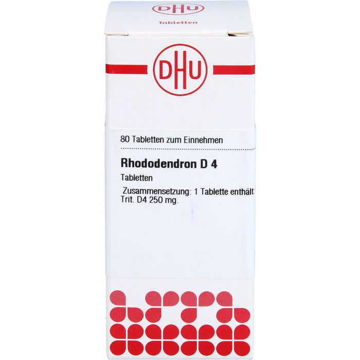 Rhododendron D4 DHU Tabletten, 80 St. Tabletten