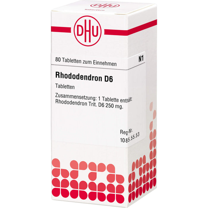 DHU Rhododendron D6 Tabletten, 80 pc Tablettes