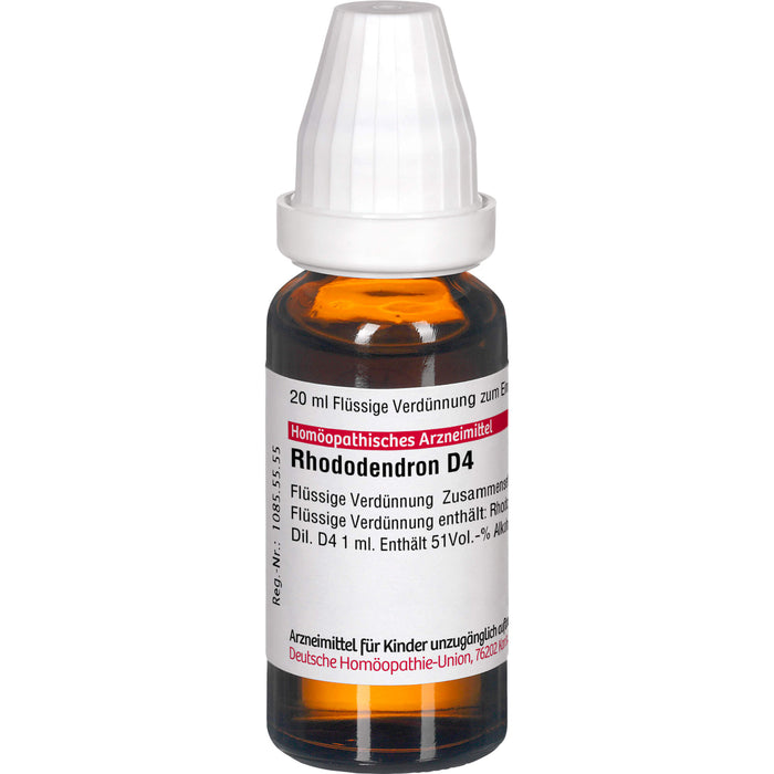 Rhododendron D4 DHU Dilution, 20 ml Lösung