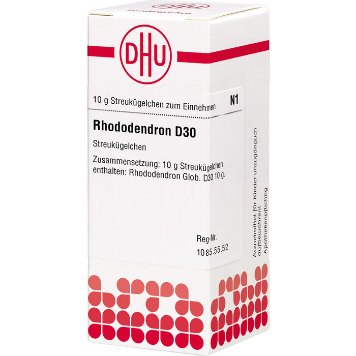 DHU Rhododendron D30 Streukügelchen, 10 g Globules