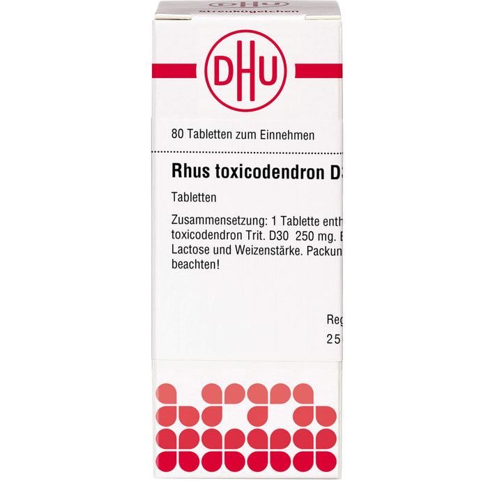 DHU Rhus toxicodendron D30 Tabletten, 80 pcs. Tablets