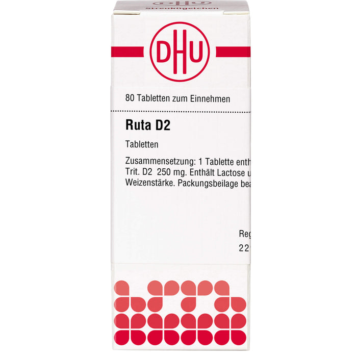 DHU Ruta D2 Tabletten, 80 St. Tabletten