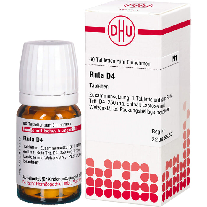 DHU Ruta D4 Tabletten, 80 St. Tabletten