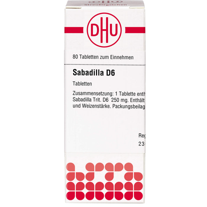 DHU Sabadilla D6 Tabletten, 80 pcs. Tablets