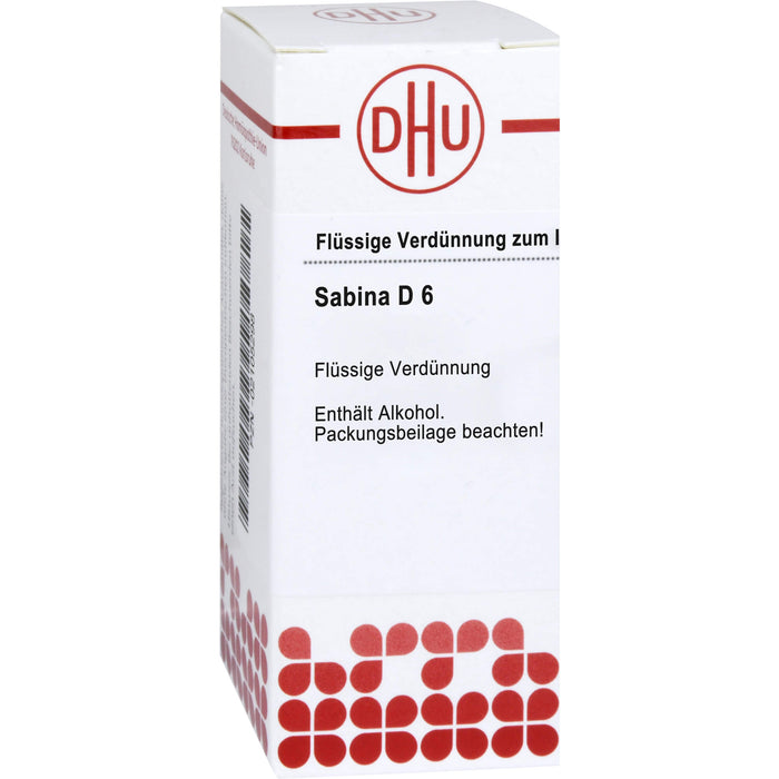 DHU Sabina D6 Dilution, 20 ml Lösung