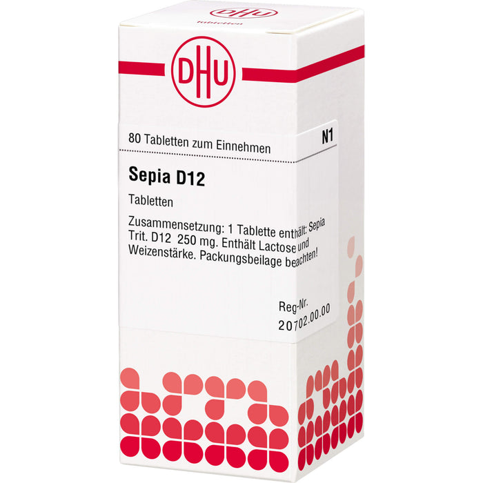 DHU Sepia D12 Tabletten, 80 St. Tabletten