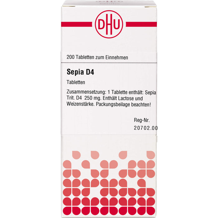 DHU Sepia D4 Tabletten, 200 St. Tabletten