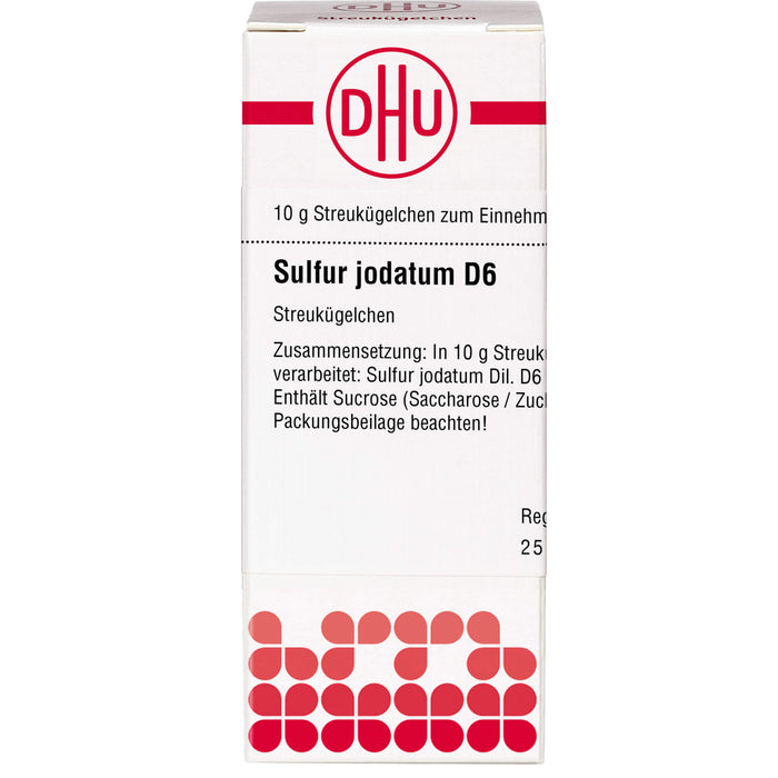 DHU Sulfur jodatum D6 Streukügelchen, 10 g Globules