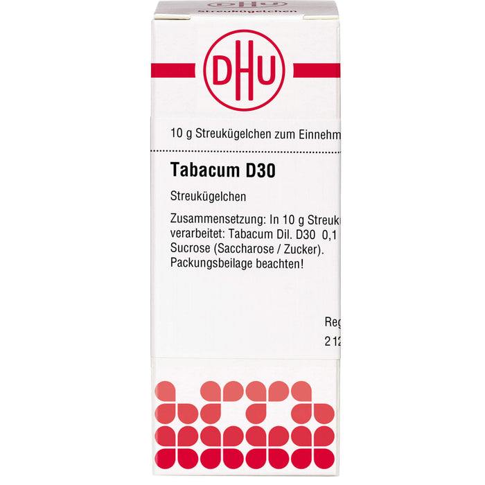 DHU Tabacum D30 Streukügelchen, 10 g Globuli