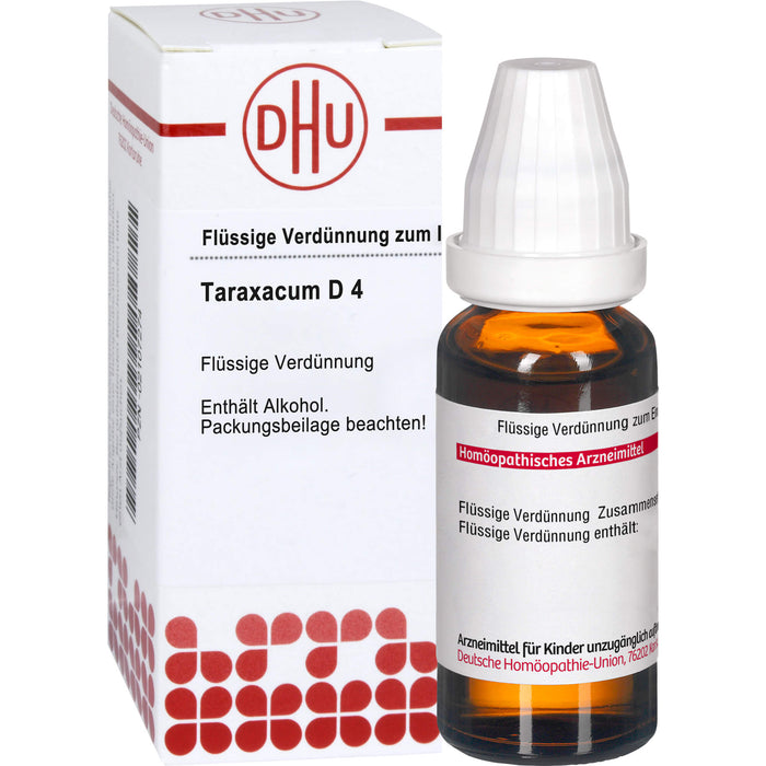 DHU Taraxacum D4 Dilution, 20 ml Lösung