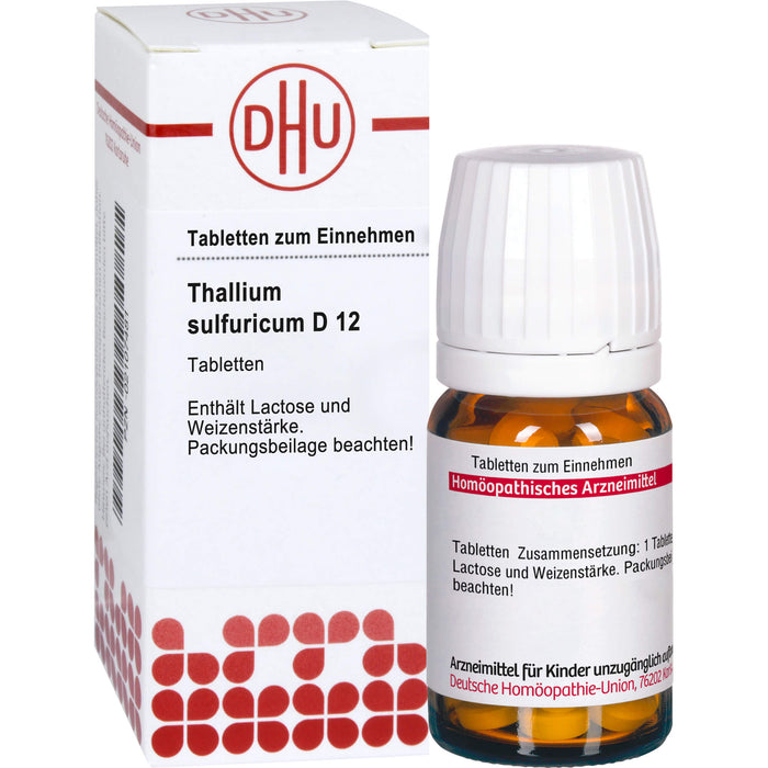 DHU Thallium sulfuricum D12 Tabletten, 80 pcs. Tablets