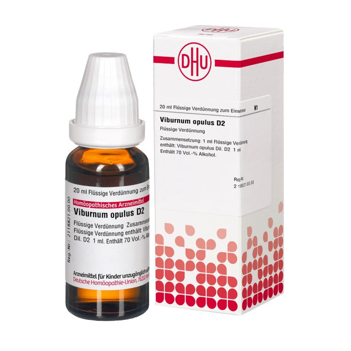 Viburnum opulus D2 DHU Dilution, 20 ml Lösung