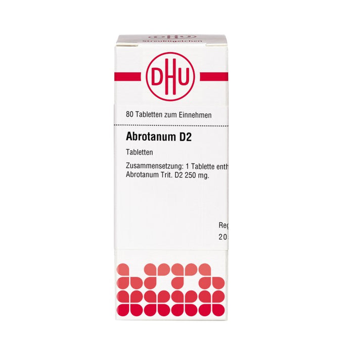 DHU Abrotanum D2 Tabletten, 80 pc Tablettes