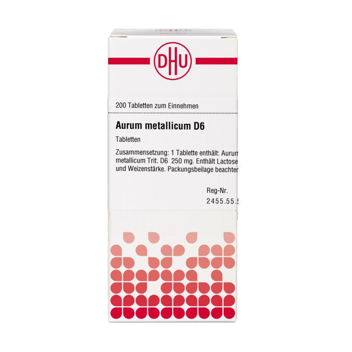 DHU Aurum metallicum D6 Tabletten, 200 St. Tabletten