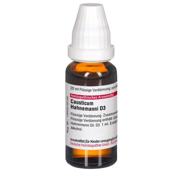 DHU Causticum Hahnemanni D3 Dilution, 20 ml Lösung