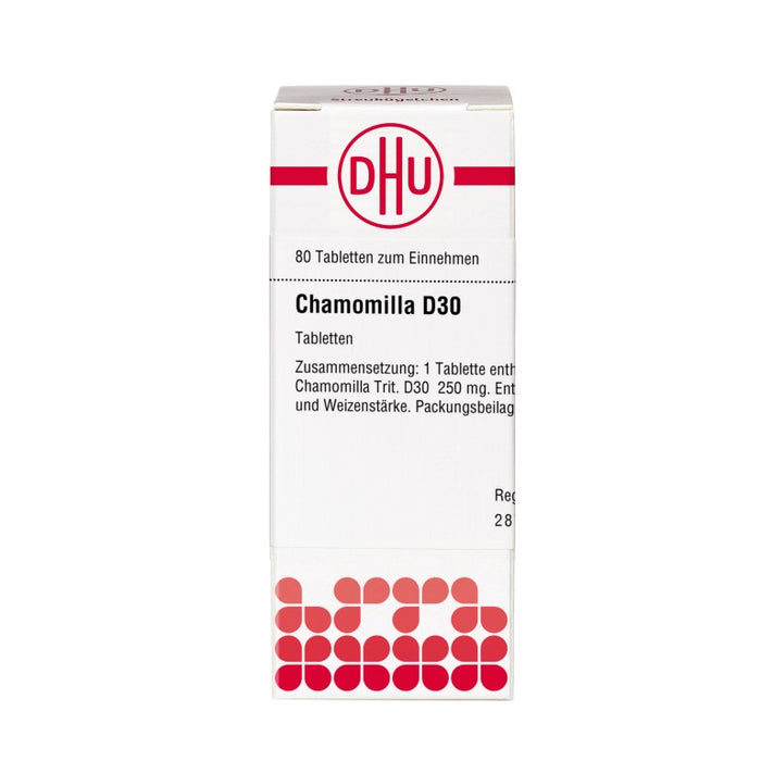 DHU Chamomilla D30 Tabletten, 80 pcs. Tablets