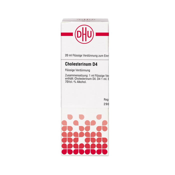 Cholesterinum D4 DHU Dilution, 20 ml Lösung