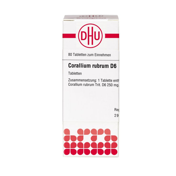 DHU Corallium rubrum D6 Tabletten, 80 pcs. Tablets