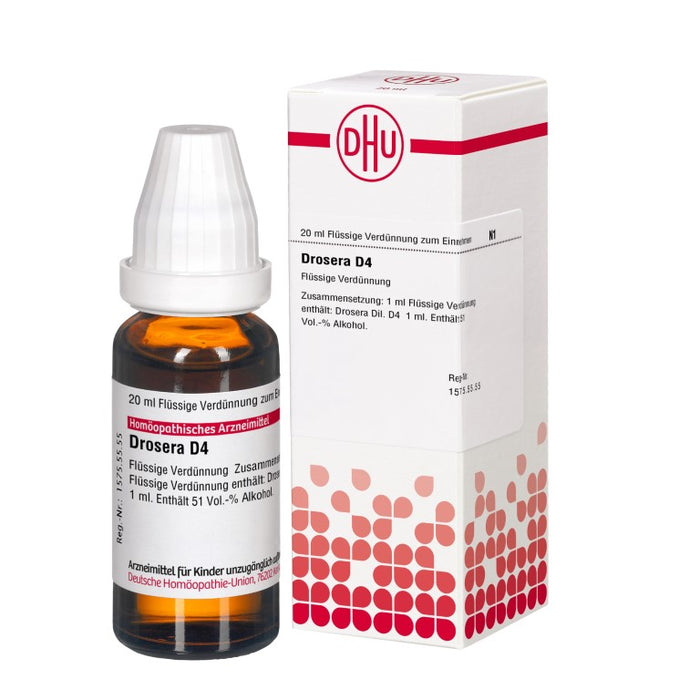 DHU Drosera D4 Dilution, 20 ml Lösung