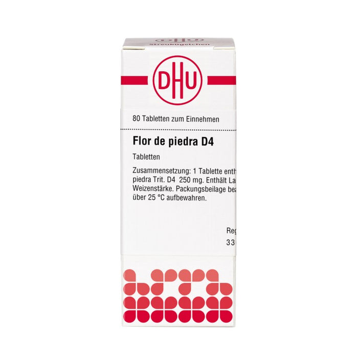 DHU Flor de Piedra D4 Tabletten, 80 pc Tablettes