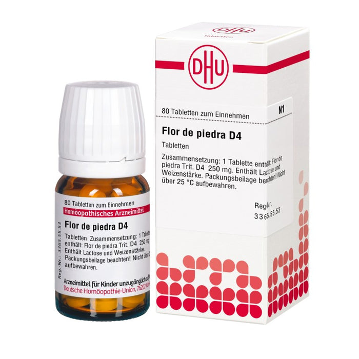 Flor de Piedra D4 DHU Tabletten, 80 St. Tabletten