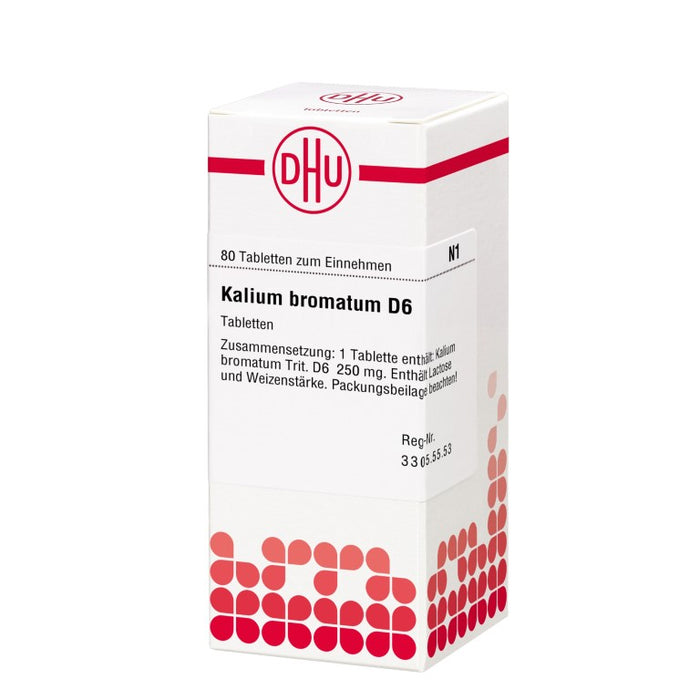 DHU Kalium bromatum D6 Tabletten, 80 St. Tabletten