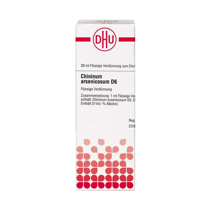 DHU Chininum arsenicosum D6 Dilution, 20 ml Lösung