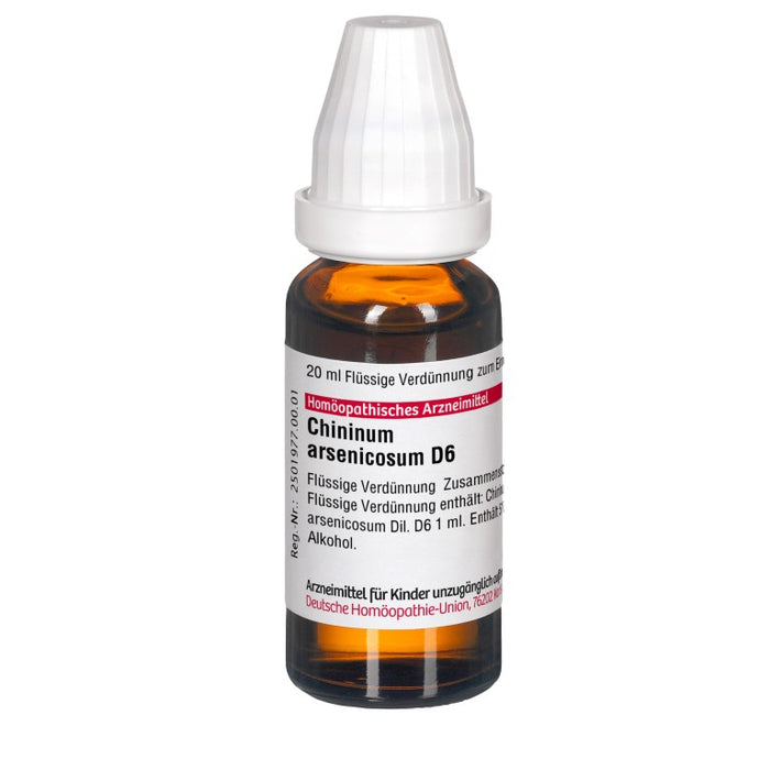 DHU Chininum arsenicosum D6 Dilution, 20 ml Lösung