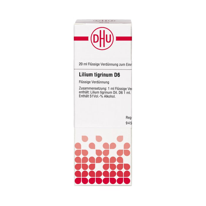 DHU Lilium tigrinum D6 Dilution, 20 ml Lösung