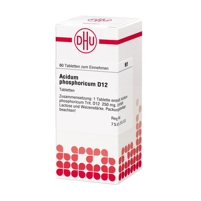 Acidum phosphoricum D12 DHU Tabletten, 80 St. Tabletten