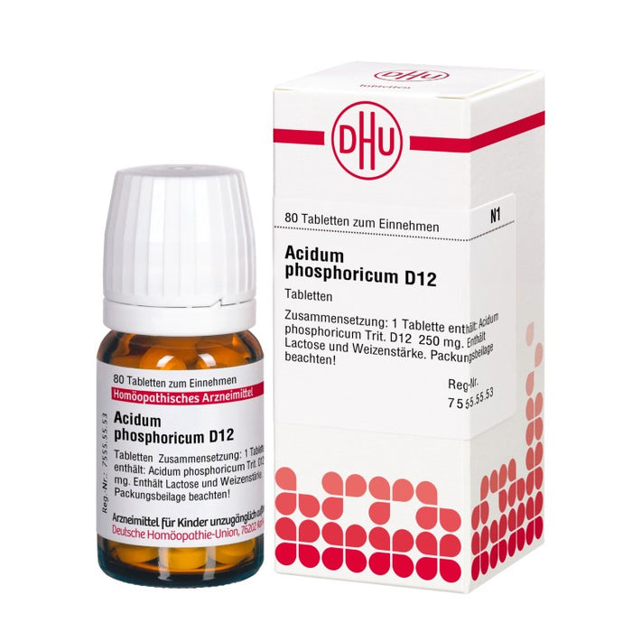 Acidum phosphoricum D12 DHU Tabletten, 80 St. Tabletten