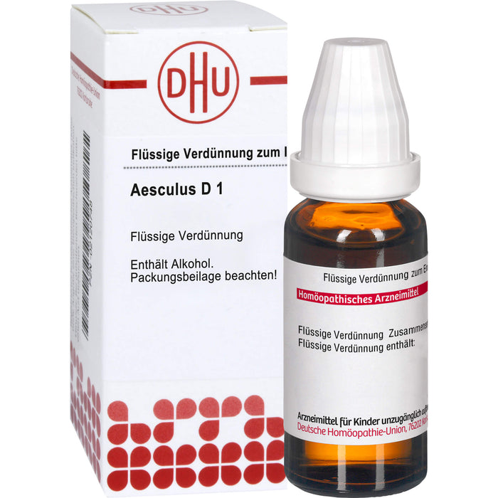 DHU Aesculus D1 flüssige Verdünnung, 20 ml Lösung