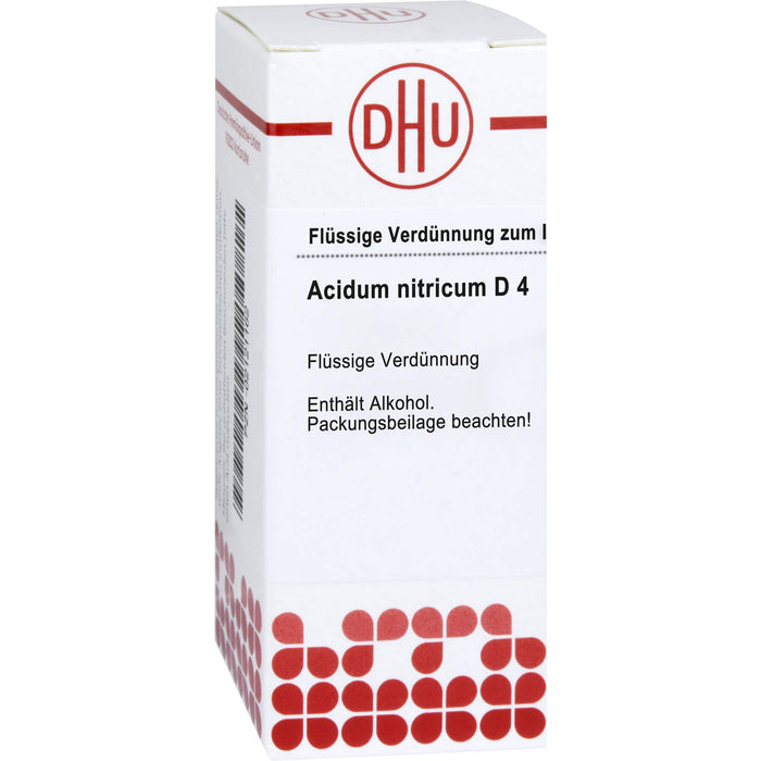 DHU Acidum nitricum D4 Dilution, 20 ml Lösung