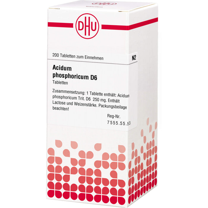 DHU Acidum phosphoricum D6 Tabletten, 200 St. Tabletten