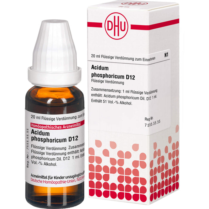 DHU Acidum phosphoricum D12 Dilution, 20 ml Lösung