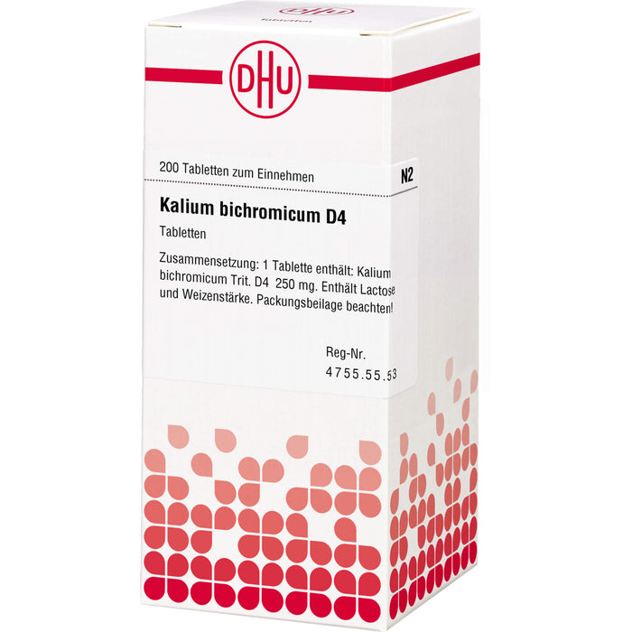 DHU Kalium bichromicum D4 Tabletten, 200 St. Tabletten