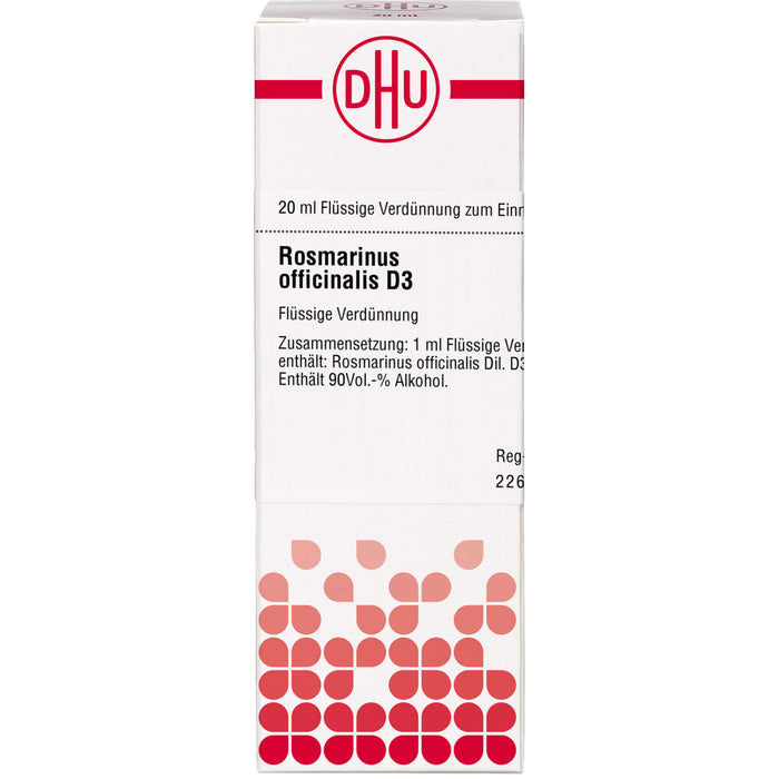 DHU Rosmarinus officinalis D3 Dilution, 20 ml Lösung