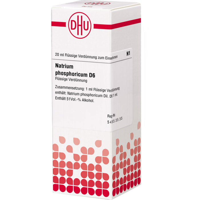 DHU Natrium phosphoricum D6 Dilution, 20 ml Lösung