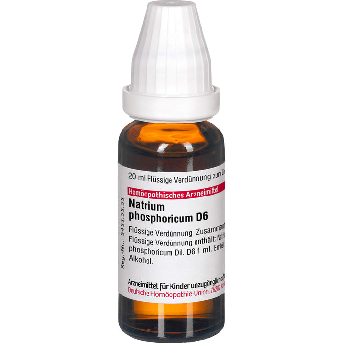 DHU Natrium phosphoricum D6 Dilution, 20 ml Lösung