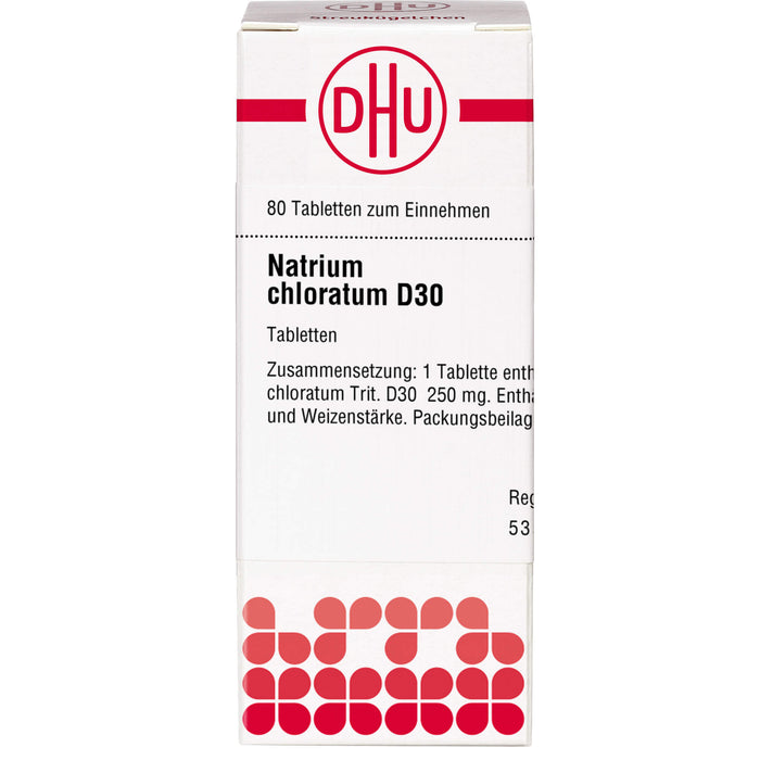 DHU Natrium chloratum D30 Tabletten, 80 St. Tabletten