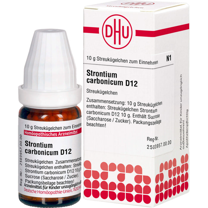 DHU Strontium carbonicum D12 Streukügelchen, 10 g Globules