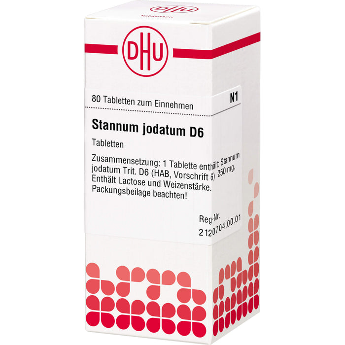 DHU Stannum jodatum D6 Tabletten, 80 pcs. Tablets