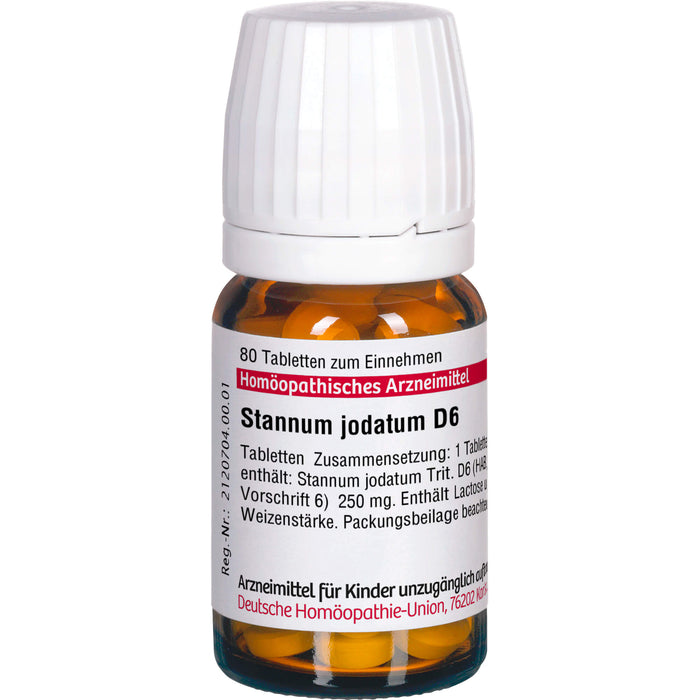 DHU Stannum jodatum D6 Tabletten, 80 pcs. Tablets