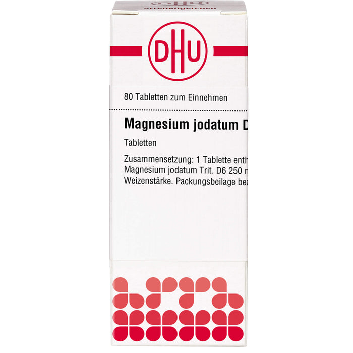 DHU Magnesium jodatum D6 Tabletten, 80 St. Tabletten