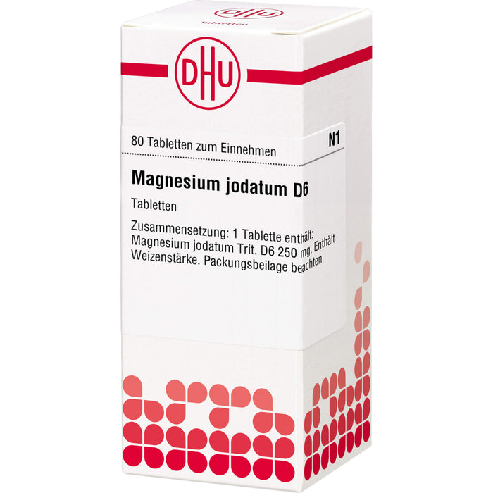 DHU Magnesium jodatum D6 Tabletten, 80 St. Tabletten